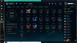 Conta lol 119 champs, 41 skins, lvl 67 unranked - League of Legends