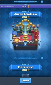 Subo conta no Clash Royale