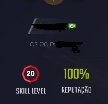 Conta Csgo Gamersclub Lvl 20 (Com Prime) - Counter Strike
