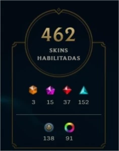 CONTA PRESTIGIO - League of Legends LOL