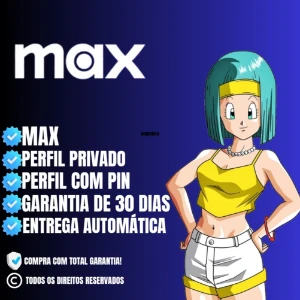 Max + Perfil Privado + Plano Mensal + Entrega Automática!