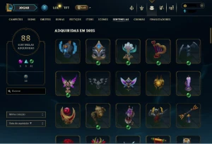 Conta challenger - 640 skins - League of Legends LOL