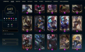 Conta challenger - 640 skins - League of Legends LOL