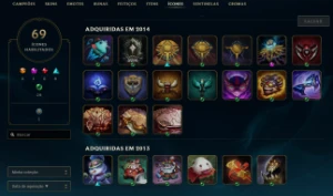 Conta League of Legends Full Acesso - 34 Champs e 33 Skins LOL