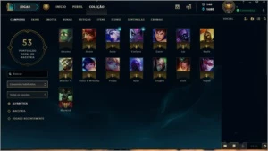 Conta league of Legends Unranked LOL