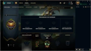 Conta league of Legends Unranked LOL