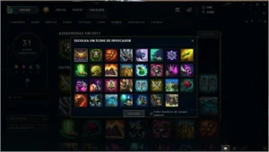 Conta league of Legends Unranked LOL