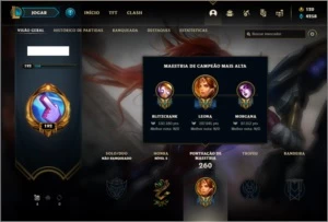 Conta unranked MAIN SUP com 107 skins e 103 champs - League of Legends LOL
