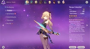 Harpa Celestial Reroll - Genshin Impact