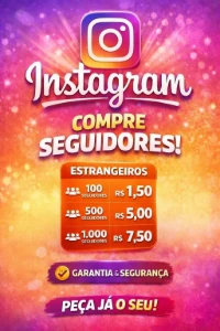 Seguidores do Instagram Barato - Redes Sociais