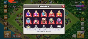 CV 15 Top heróis bem upados muros FUUL - Clash of Clans