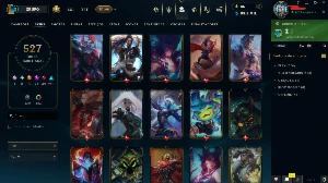 Conta League Of Legends, D4 , 527 Skins, 389 Emotes, 627Icon LOL