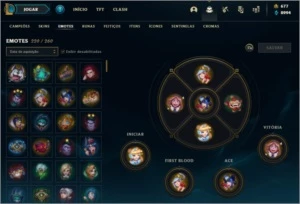 Conta League of Legends + de 400 Skins LOL