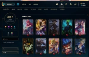 Conta League of Legends + de 400 Skins LOL