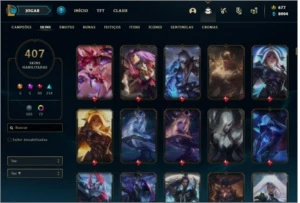 Conta League of Legends + de 400 Skins LOL