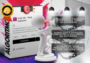 🔑 Autodesk Civil 3D Project Explorer 2024 ( LICENÇA ) ANUAL - Softwares e Licenças