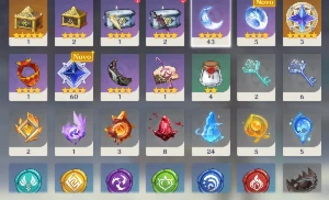 Alhaitham+assinatura, Kinich+assinatura, Clorinde, Emília... - Genshin Impact