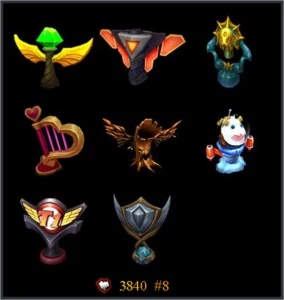 League of legends acc 98 skins/all champions/13 rune page LOL