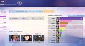 CONTA EX GM OVERWATCH - Blizzard