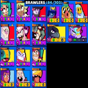Conta De Brawl Stars De 2019 Com Muitas Skins Raras!