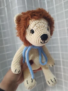 Amigurumi Leão de Crochê - Artesanato e Personalizados