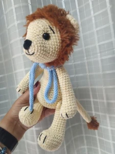 Amigurumi Leão de Crochê - Artesanato e Personalizados