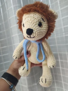 Amigurumi Leão de Crochê - Artesanato e Personalizados