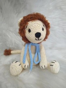 Amigurumi Leão de Crochê - Artesanato e Personalizados