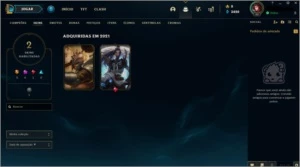 CONTA DIAMANTE 4 COM MMR BOM E 60% DE WIN RATE - League of Legends LOL