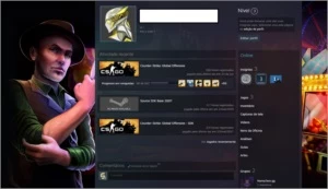 Steam 3 Anos com CS:GO Prime Status Upgrade + lvl 15 GC