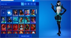 CONTA FORTNITE SEASON 4 ATE A ATUAL