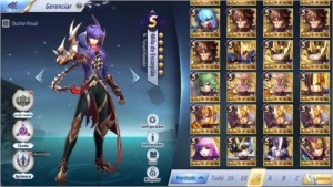 VENDO CONTA SAINT SEIYA LVL 58 - Saint Seiya Awakening SSA