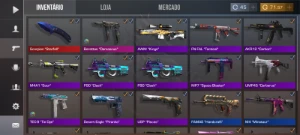 Conta standoff 2 skins raras