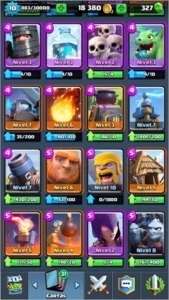 CONTA NÍVEL 10 (COM 2 LENDÁRIAS), 18K+ OURO, ARENA 9 - Clash Royale
