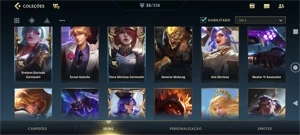 CONTA WILD RIFT - EX DIAMANTE / 35 SKINS - League of Legends: Wild Rift LOL WR