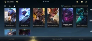 CONTA WILD RIFT - EX DIAMANTE / 35 SKINS - League of Legends: Wild Rift LOL WR