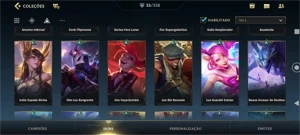 CONTA WILD RIFT - EX DIAMANTE / 35 SKINS - League of Legends: Wild Rift LOL WR