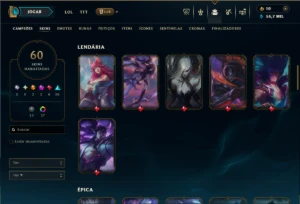 Conta league of legends esmeralda Honrra 5 LOL