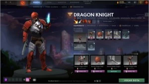 Conta Dota 2 com diversas arcanas, personas e mais