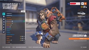 Conta Overwatch 84 skin lendaria, 5 armas douradas - Blizzard