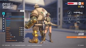 Conta Overwatch 84 skin lendaria, 5 armas douradas - Blizzard