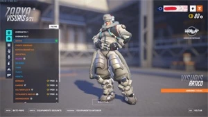 Conta Overwatch 84 skin lendaria, 5 armas douradas - Blizzard