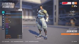 Conta Overwatch 84 skin lendaria, 5 armas douradas - Blizzard
