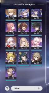 ✨ Honkai: Star Rail - Conta Endgame Nv 64 - Com Varios 5⭐ ✨