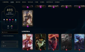 Conta Lol 423 Skins, Full Acesso. - League of Legends