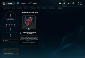 Conta ouro 2 com 26 Champs e 1 Skin + 2 Fragmentos - League of Legends LOL