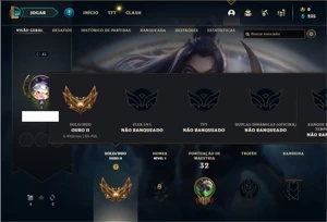 Conta ouro 2 com 26 Champs e 1 Skin + 2 Fragmentos - League of Legends LOL