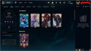 CONTA LOL COM 4 ULTIMATES SUPER BARATA - League of Legends