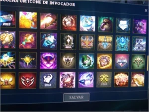 Conta lol platina 4 /136 skins Full champ - League of Legends