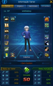 conta early-mid game ladmo omega, OMEGAMON X B e outros - Digimon Masters Online